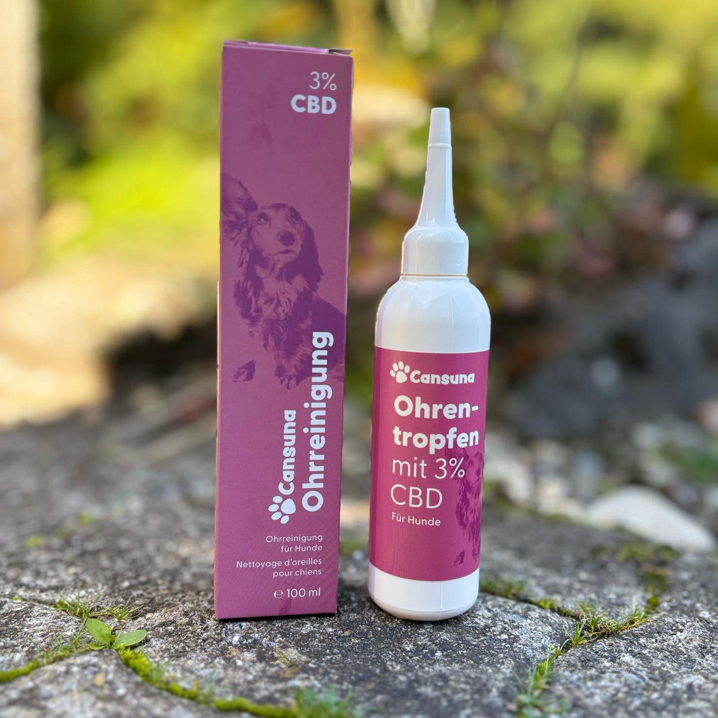 Cansuna Ohrentropfen mit CBD