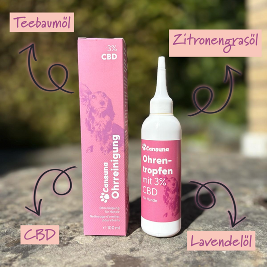 Cansuna Ohrentropfen mit CBD